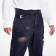Karl Kani Ανδρικό παντελόνι Retro Tapered Workwear Heavy Distressed Denim